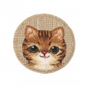 Ecusson thermocollant chat