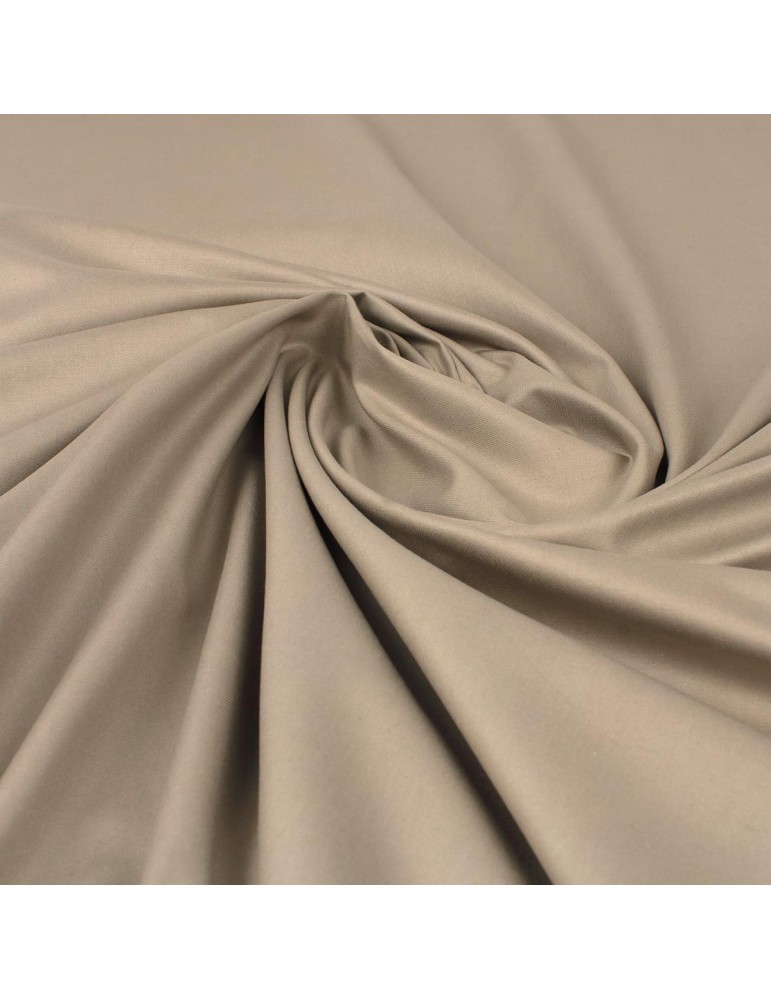 Tissu satin uni sable Tissu satin uni sable