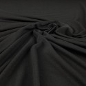 Tissu viscose uni noir Tissu viscose uni noir