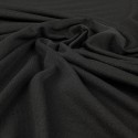 Tissu viscose uni noir Tissu viscose uni noir