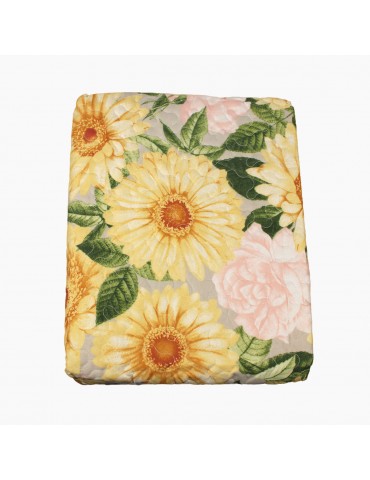 Ensemble couvre-lit 2 personnes floral