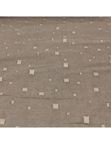 Tissu jersey carré sable