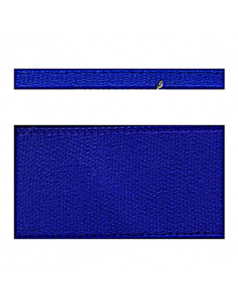 Ruban satin double face 3 mm bleu