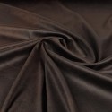 Tissu suédine uni cacao Tissu suédine uni cacao