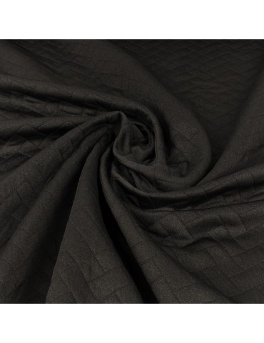 Tissu matelassé noir