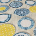 Tissu coton/polyester grande largeur bleu Tissu coton/polyester grande largeur bleu