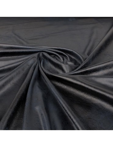 Tissu suédine uni navy