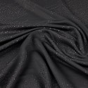 Tissu jersey paillette noir
