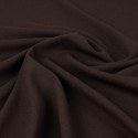 Tissu lainage crêpe chocolat