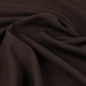 Tissu lainage crêpe chocolat