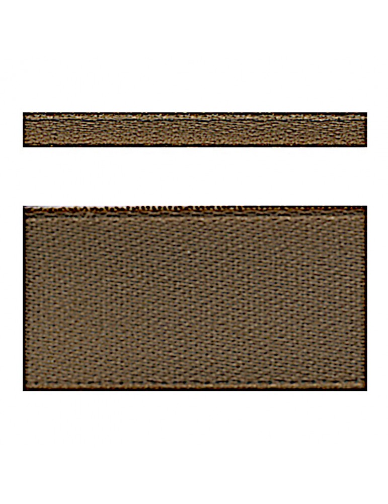 Ruban satin double face 3 mm beige
