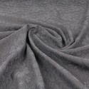 Tissu jersey dentelle anthracite