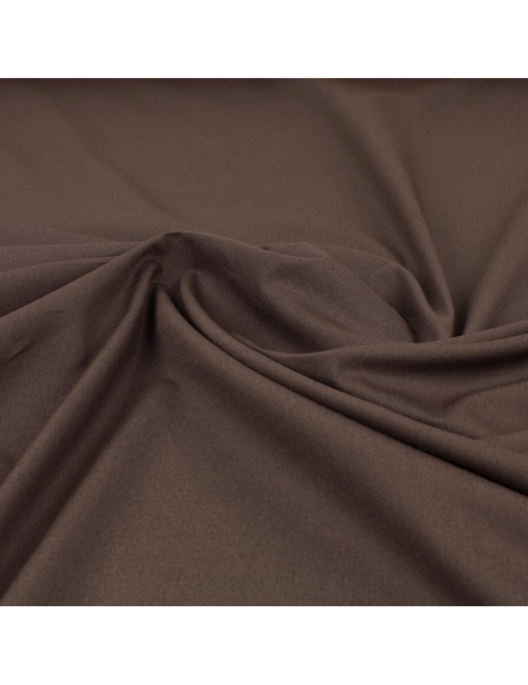 Tissu popeline marron Tissu popeline marron