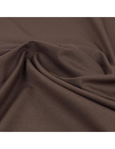 Tissu popeline marron