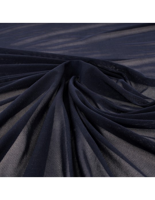 Tissu maille uni navy