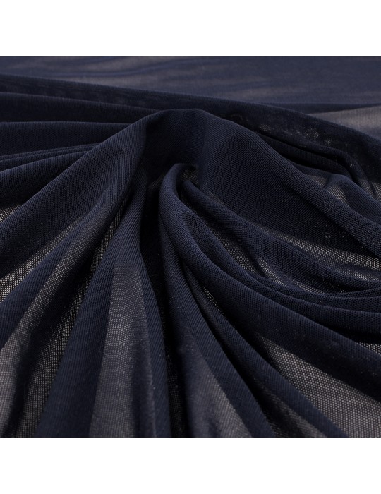 Tissu maille uni navy