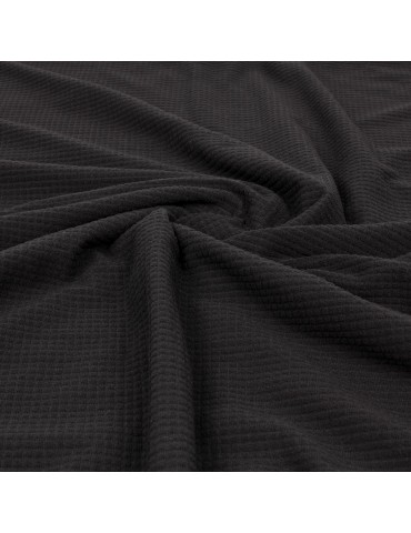 Coupon habillement polyester noir 300 x 150 cm