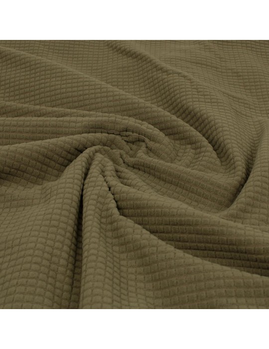 Coupon habillement polyester kaki 300 x 150 cm