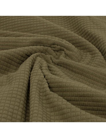 Coupon habillement polyester kaki 300 x 150 cm