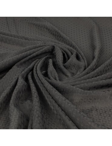 Tissu polyester uni noir