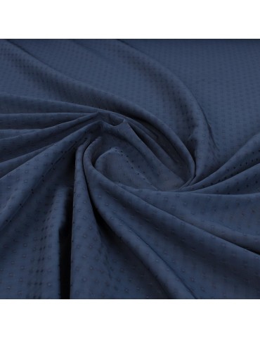 Tissu polyester uni marine