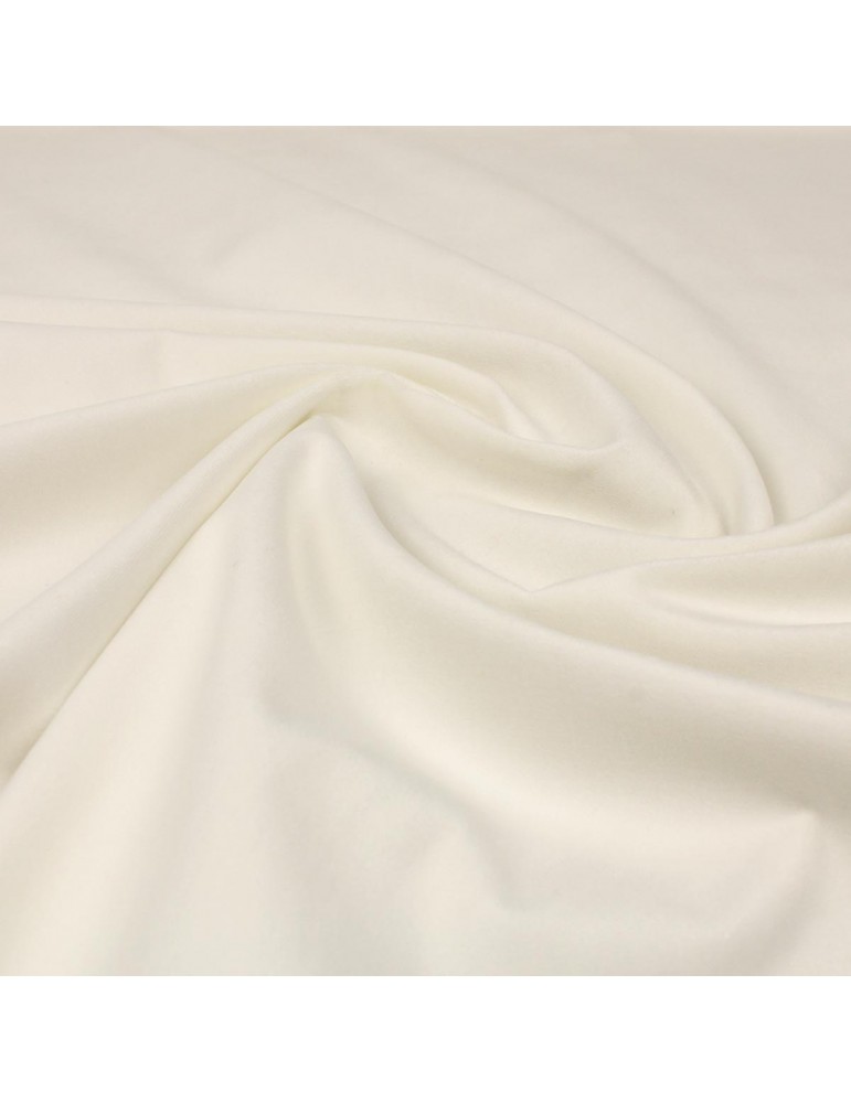Tissu velours blanc Tissu velours blanc