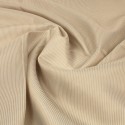 Coupon doublure rayée taupe/blanc