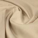 Coupon doublure rayée taupe/blanc