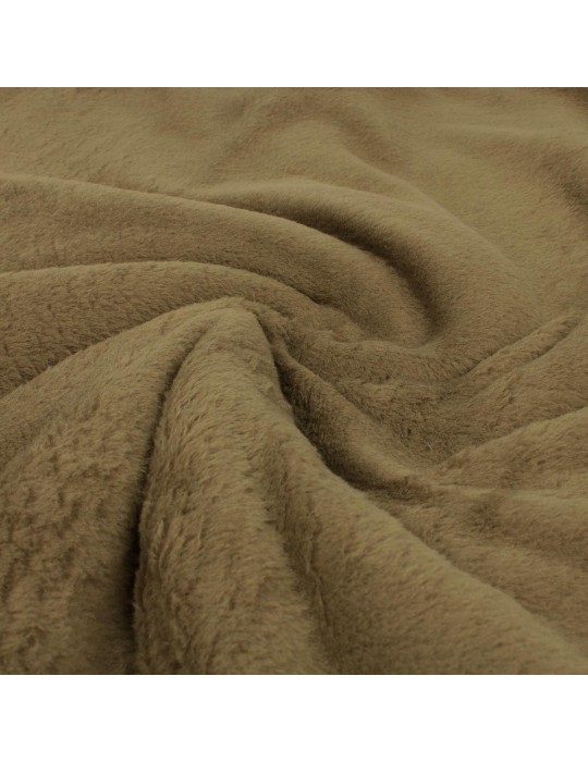 Coupon fourrure synthétique kaki 200 x 150