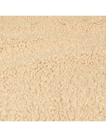 Fourrure synthétique écru