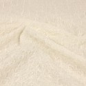 Tissu soie/élasthanne froissé blanc Tissu soie/élasthanne froissé blanc