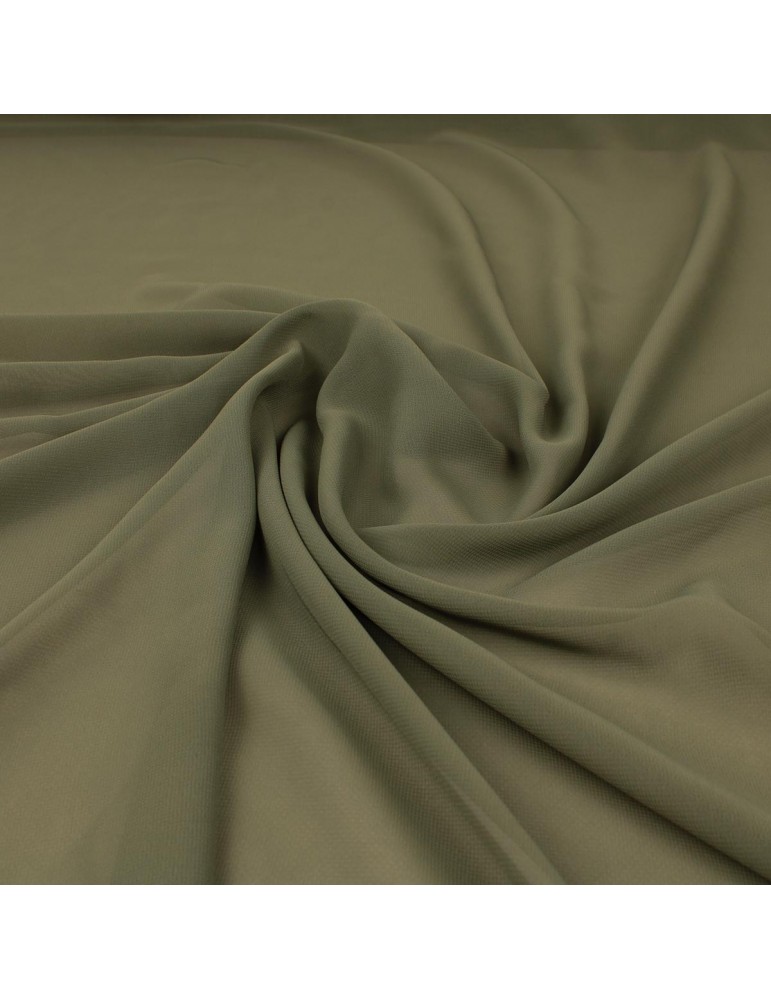 Tissu mousseline vert olive Tissu mousseline vert olive