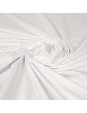 Tissu jersey uni blanc