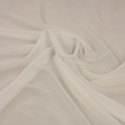Tissu crêpe uni écru Tissu crêpe uni écru