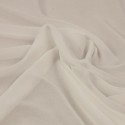 Tissu crêpe uni écru Tissu crêpe uni écru