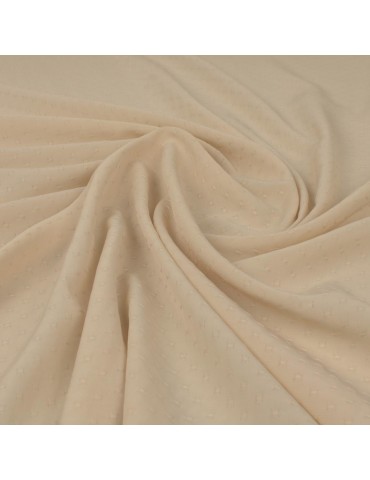Tissu polyester géométrique beige