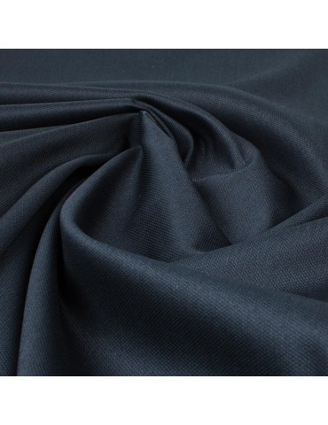 Toile d'habillement unie bleu navy