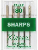 Aiguilles machine sharps 80/12 A6135.80 Aiguilles machine sharps 80/12 A6135.80