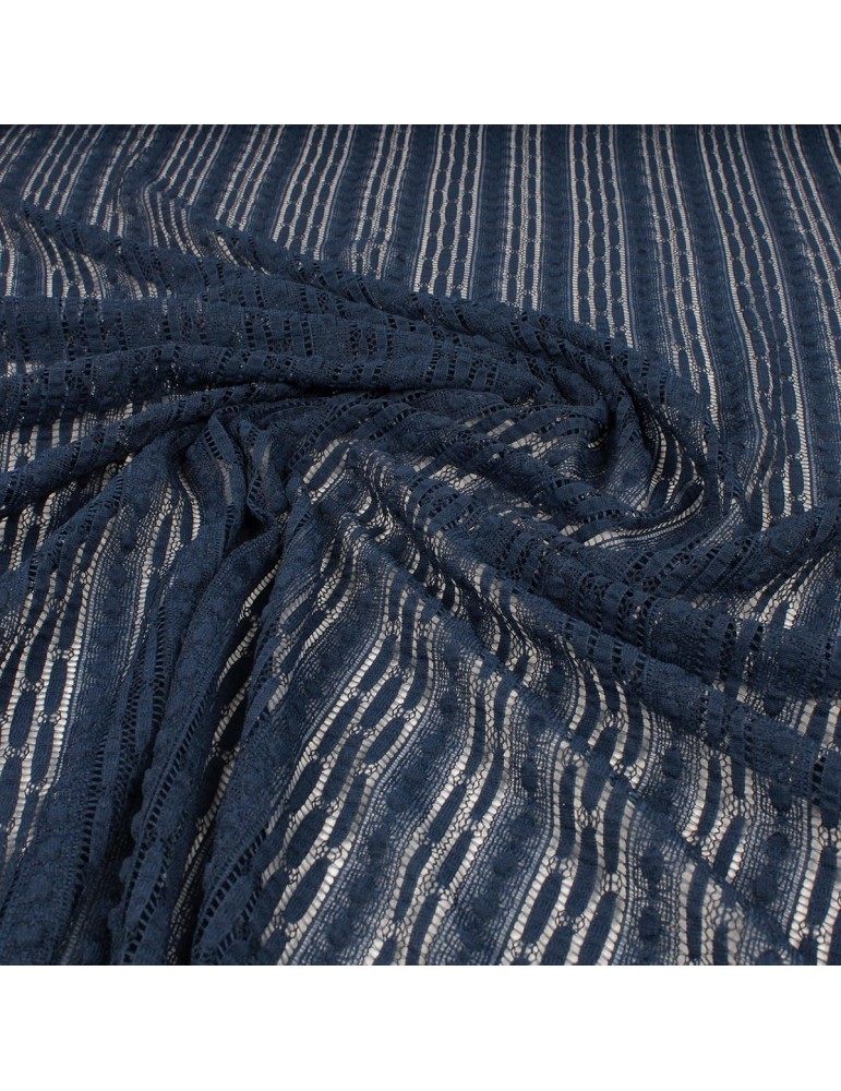 Tissu dentelle navy Tissu dentelle navy