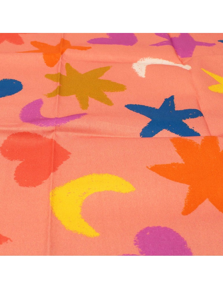 Coupon patchwork coton corail 45 x 48 cm Coupon patchwork coton corail 45 x 48 cm