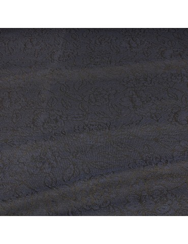 Tissu jersey fleurs navy