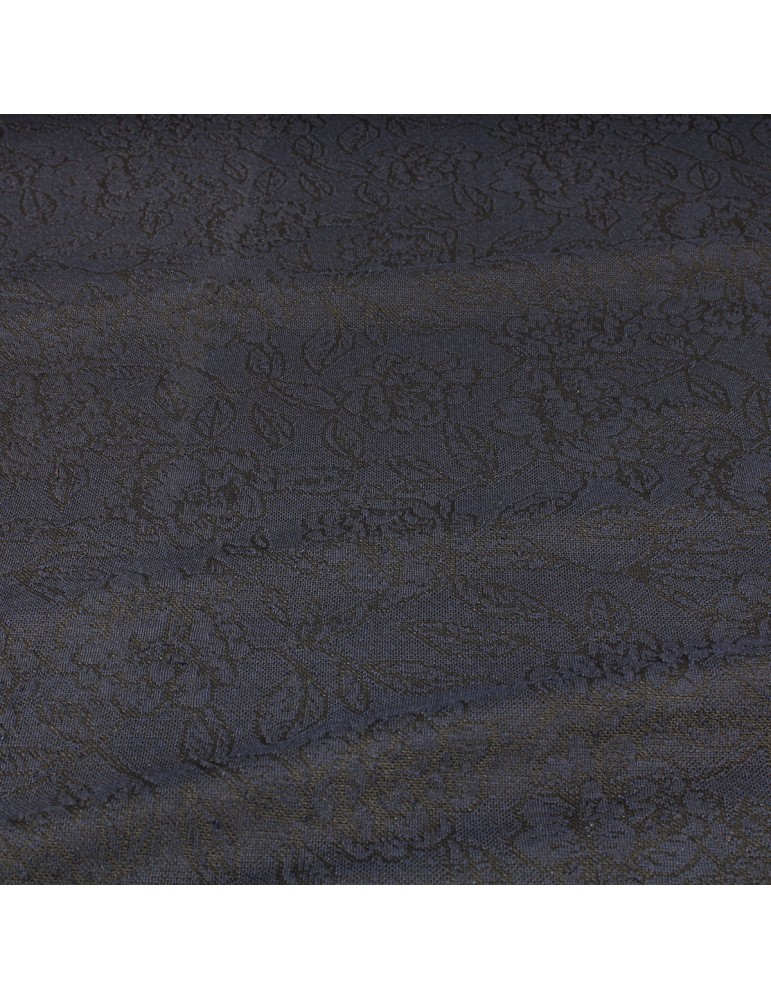 Tissu jersey fleurs navy Tissu jersey fleurs navy
