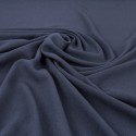 Tissu crépon bleu marine