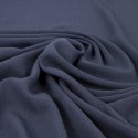 Tissu crépon bleu marine