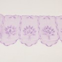 Rideau brise bise végétal violet 30 cm
