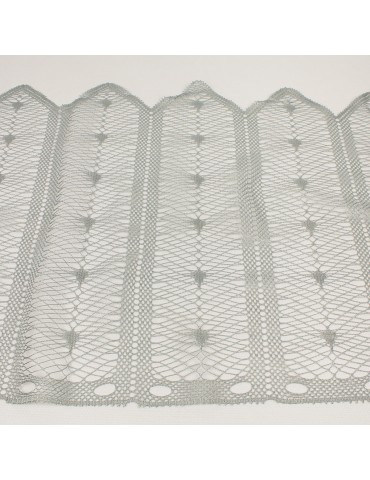 Rideau brise bise gris 60 cm