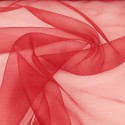 Voilage organza rouge/bordeaux
