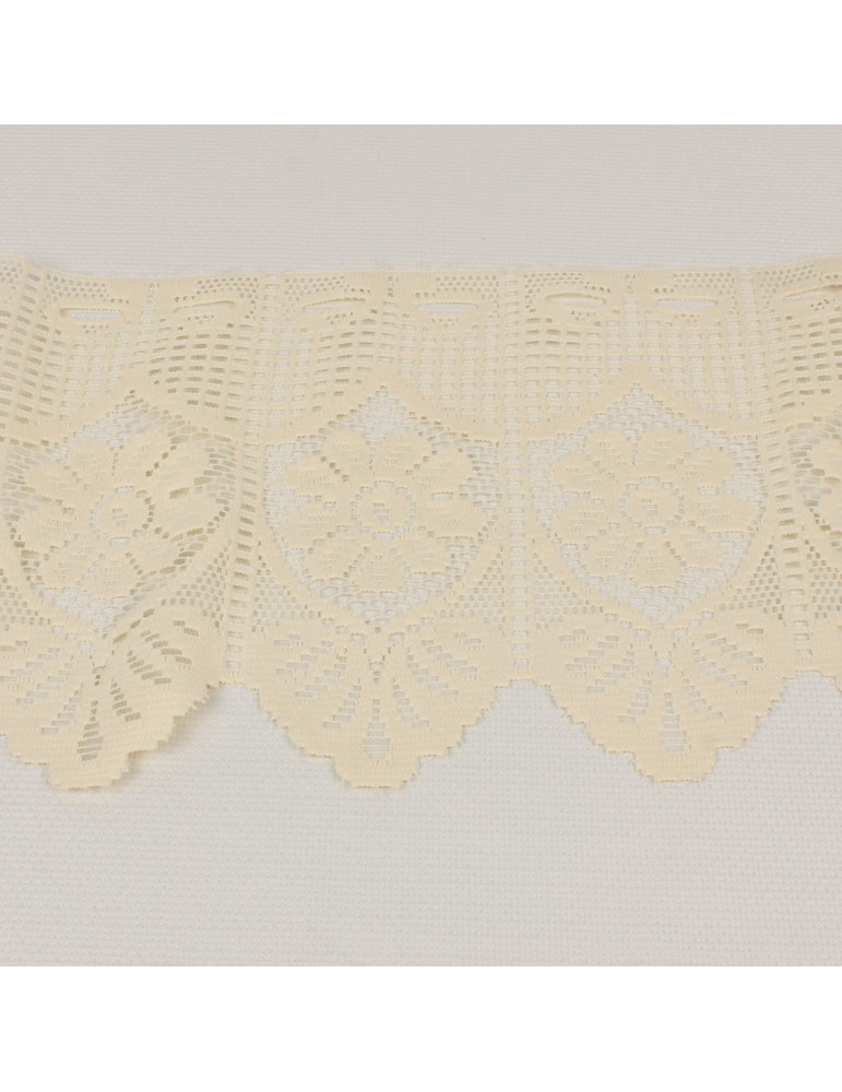 Rideau brise bise marguerite ivoire 30 cm Rideau brise bise marguerite ivoire 30 cm