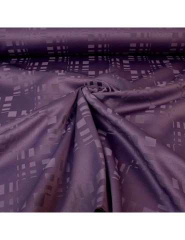 Tissu nappe 100 % polyester anti-taches 180 cm violet
