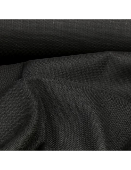Toile d'habillement coton/élasthanne noire